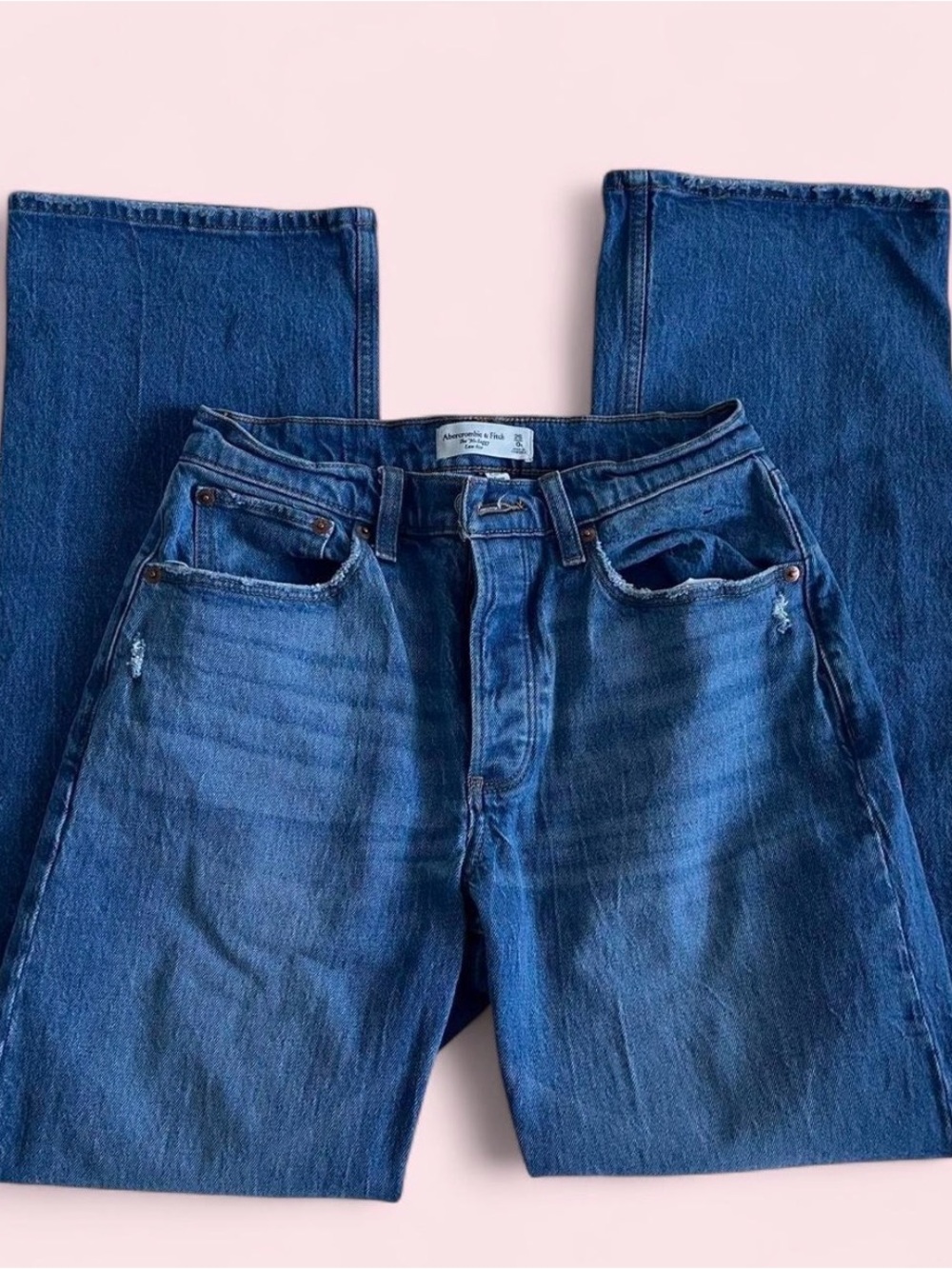 Abercrombie curve love low rise 90 baggie jeans